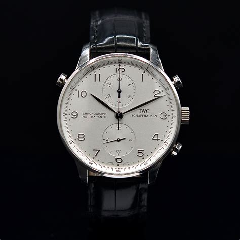 iwc portugaise rattrapante 3712 platine full set anno 1991|IWC Portugieser Rattrapante for $12,700 for sale from a.